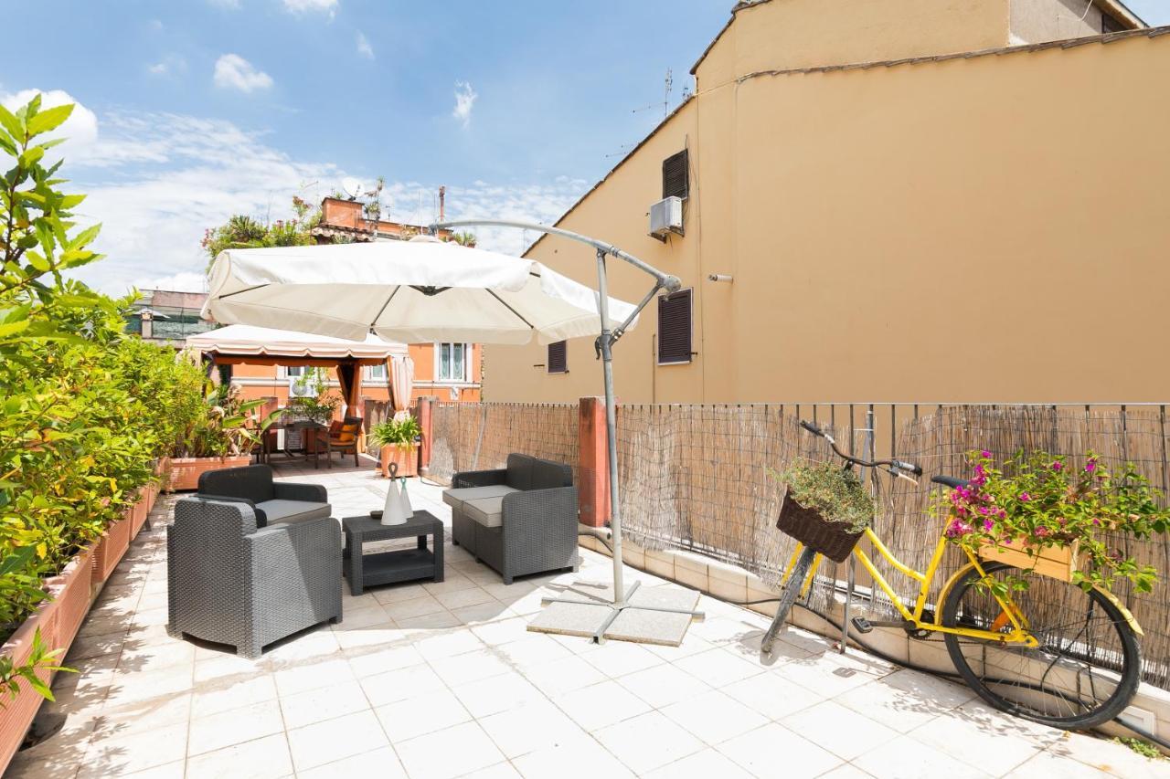 Apartamento de 67 m2, 1 quarto(s) e 1 banheiro(s) em Trastevere Roma Exterior foto