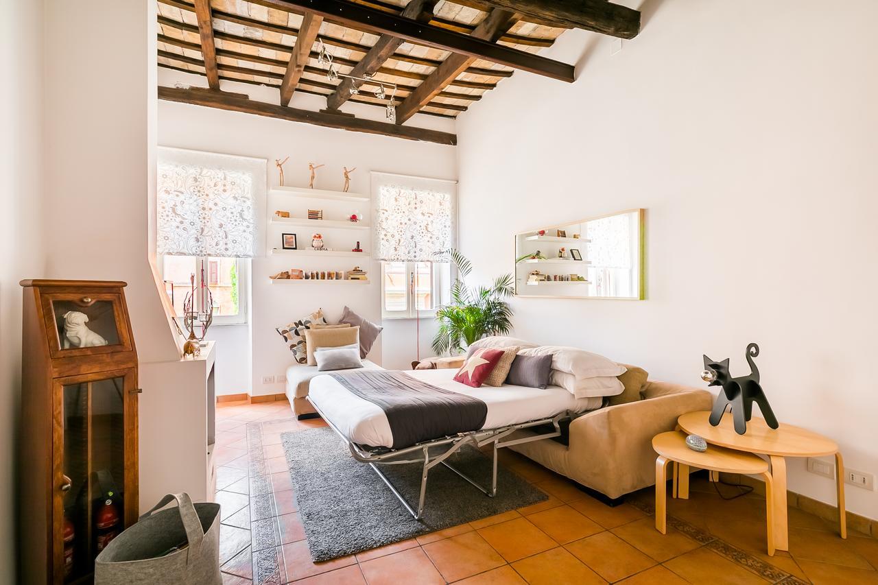 Apartamento de 67 m2, 1 quarto(s) e 1 banheiro(s) em Trastevere Roma Exterior foto