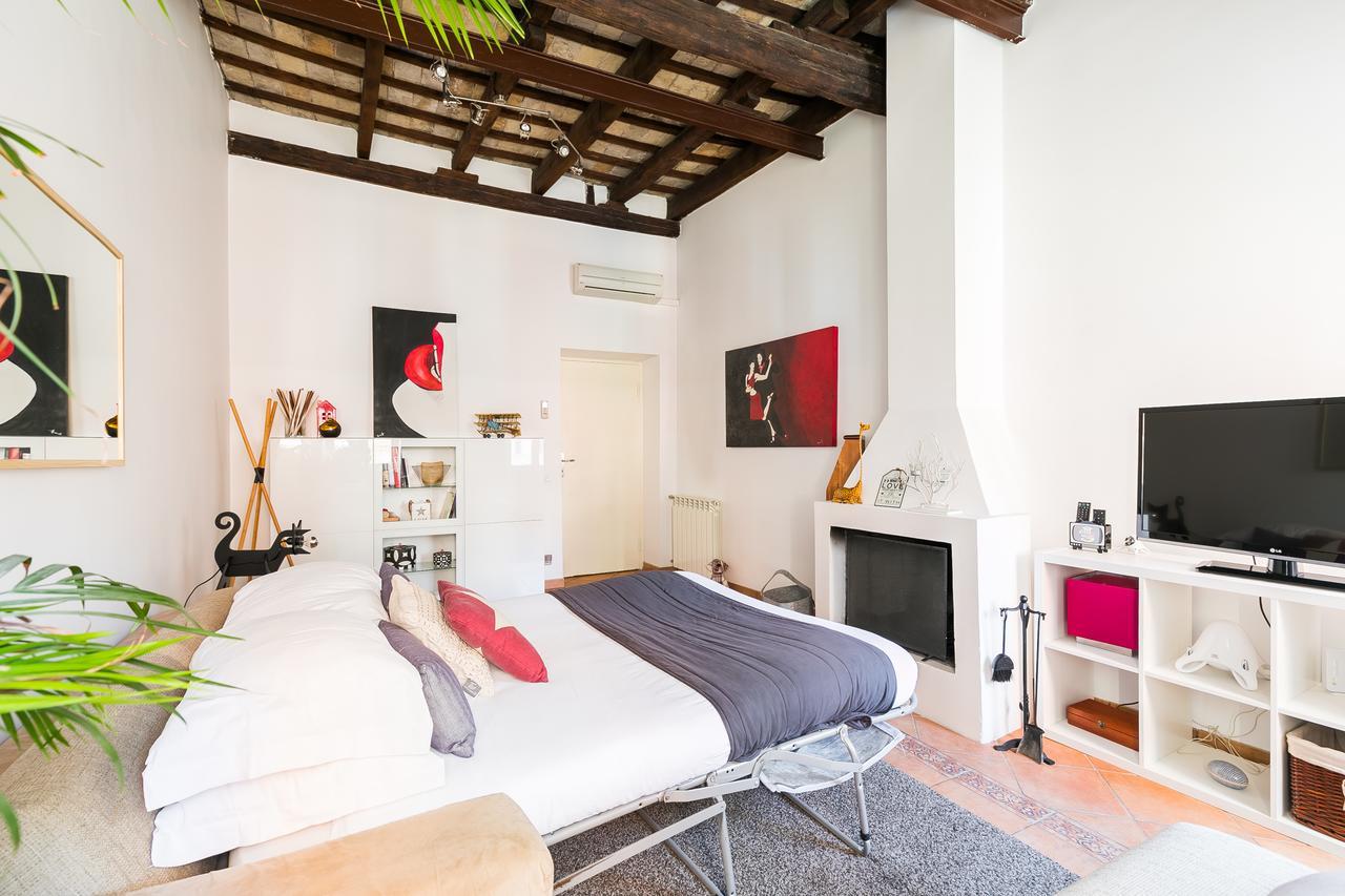 Apartamento de 67 m2, 1 quarto(s) e 1 banheiro(s) em Trastevere Roma Exterior foto
